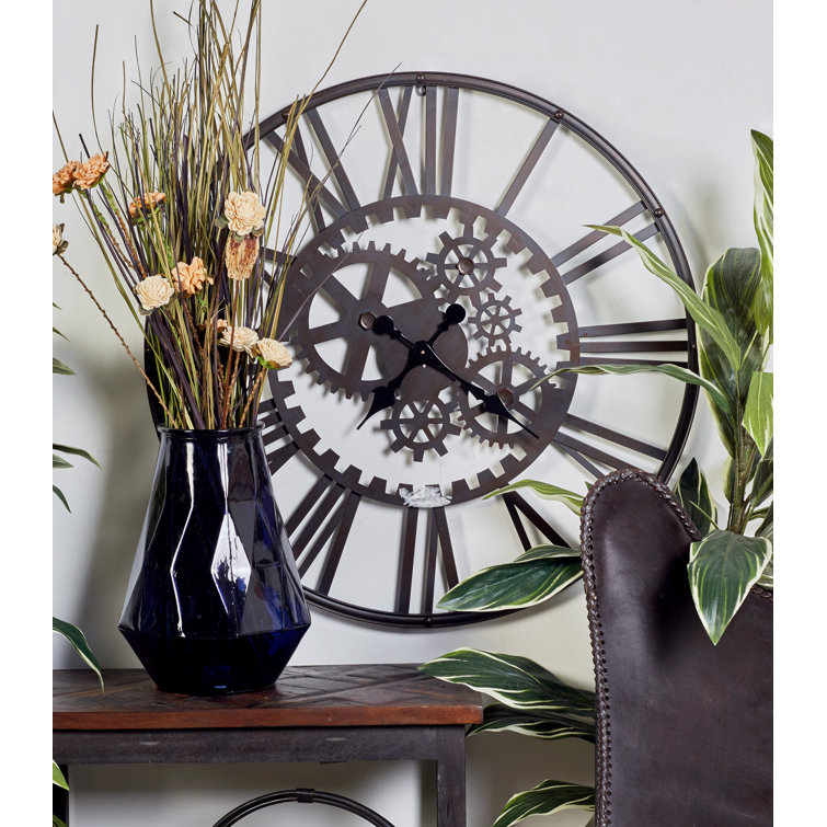 CosmoLiving by Cosmopolitan Metal Wall Clock & Reviews Wayfair